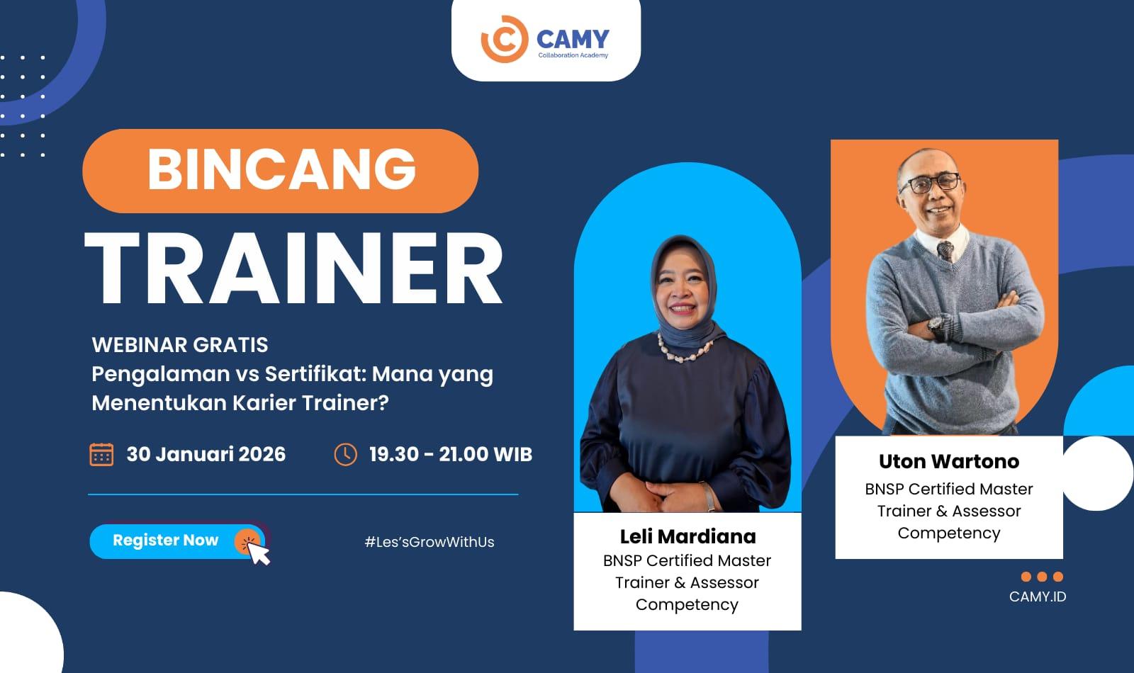 [BATCH 1] Bincang Trainer - Pengalaman vs Sertifikat: Mana yang Menentukan Karier Trainer?
