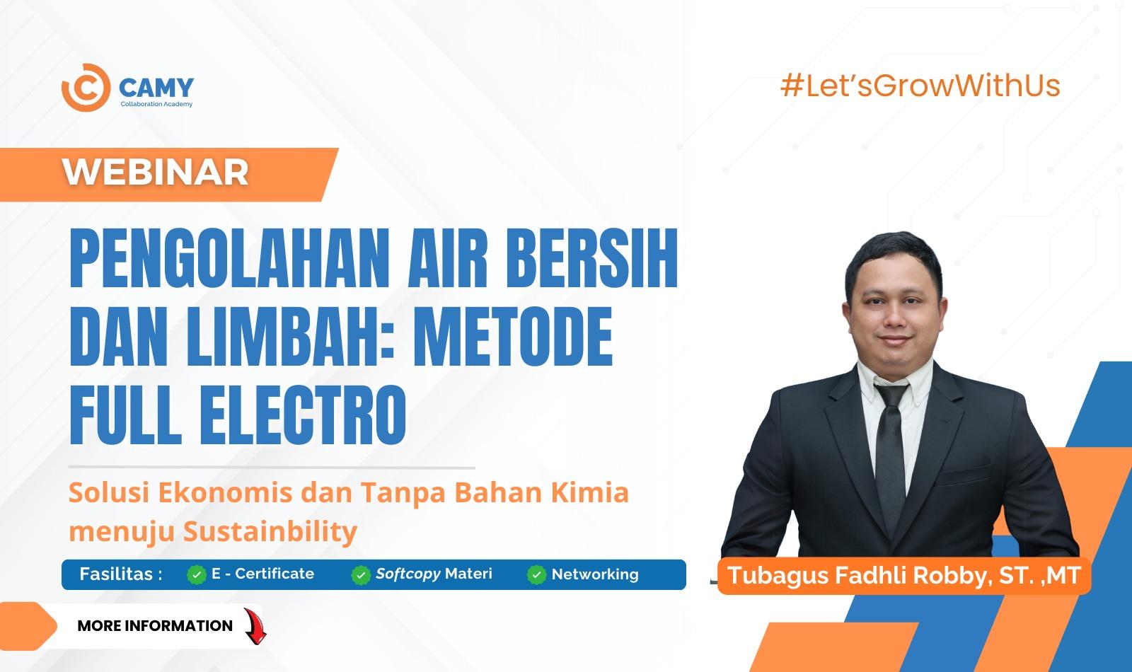 Pengolahan Air Bersih dan Limbah : Metode Full Electro
